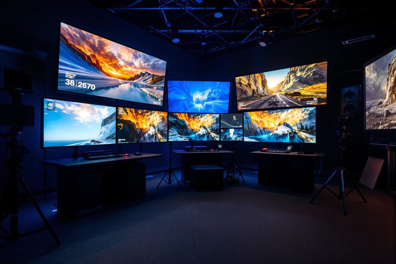 幻想影院4K HDR全流程制作中心调色间内部