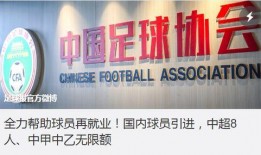 中国足协最新爆料,揭秘足球改革新动向